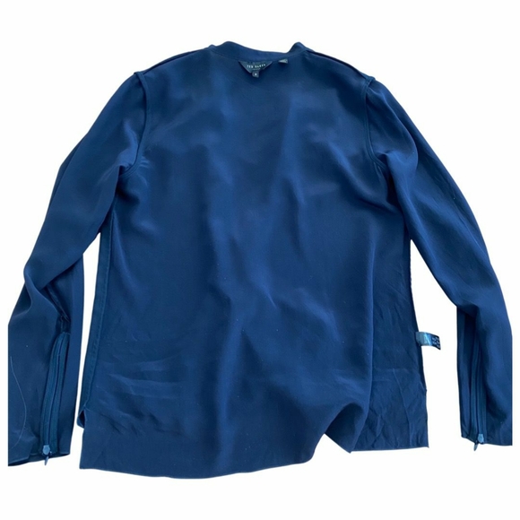 Ted Baker Silk long sleeve blouse - Picture 3 of 12